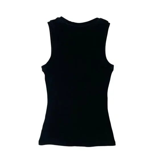 Loewe Black Anagram Logo Ribbed Tank - Picture 3 of 4